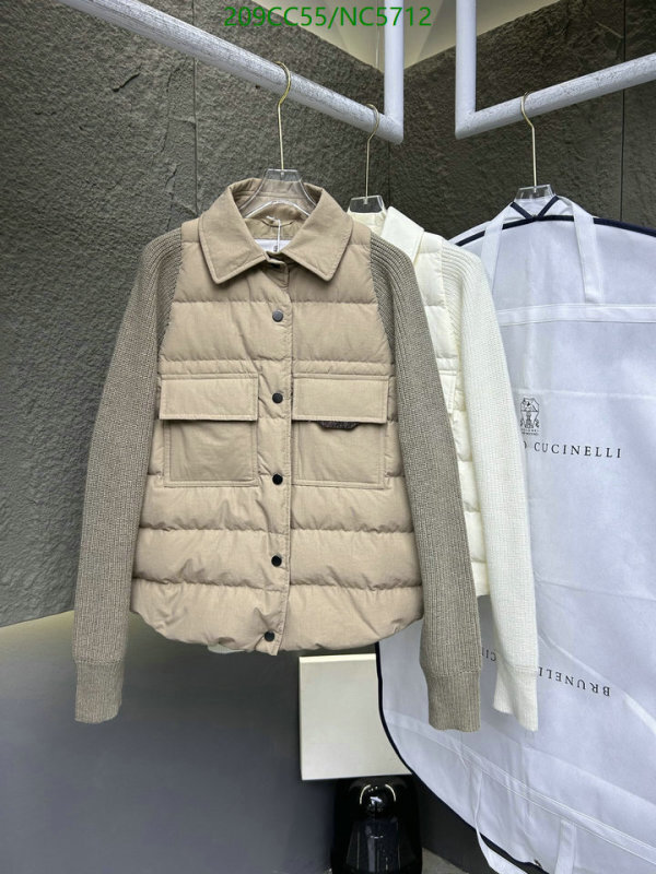 Brunello Cucinelli-Down jacket Women Code: NC5712 