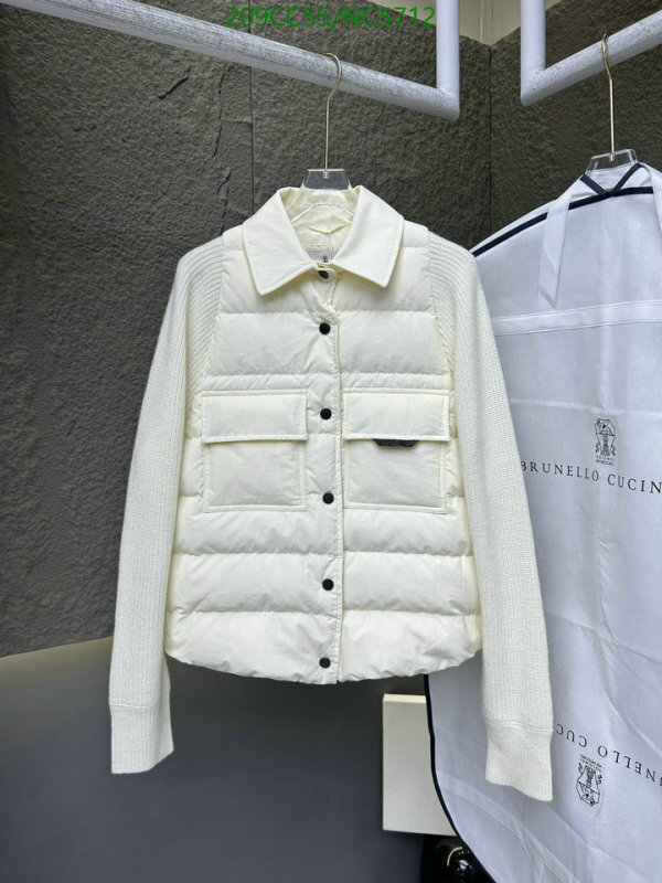 Brunello Cucinelli-Down jacket Women Code: NC5712 