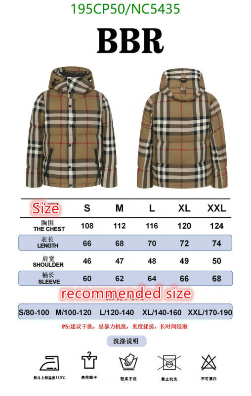 Burberry-Down jacket Women Code: NC5435 