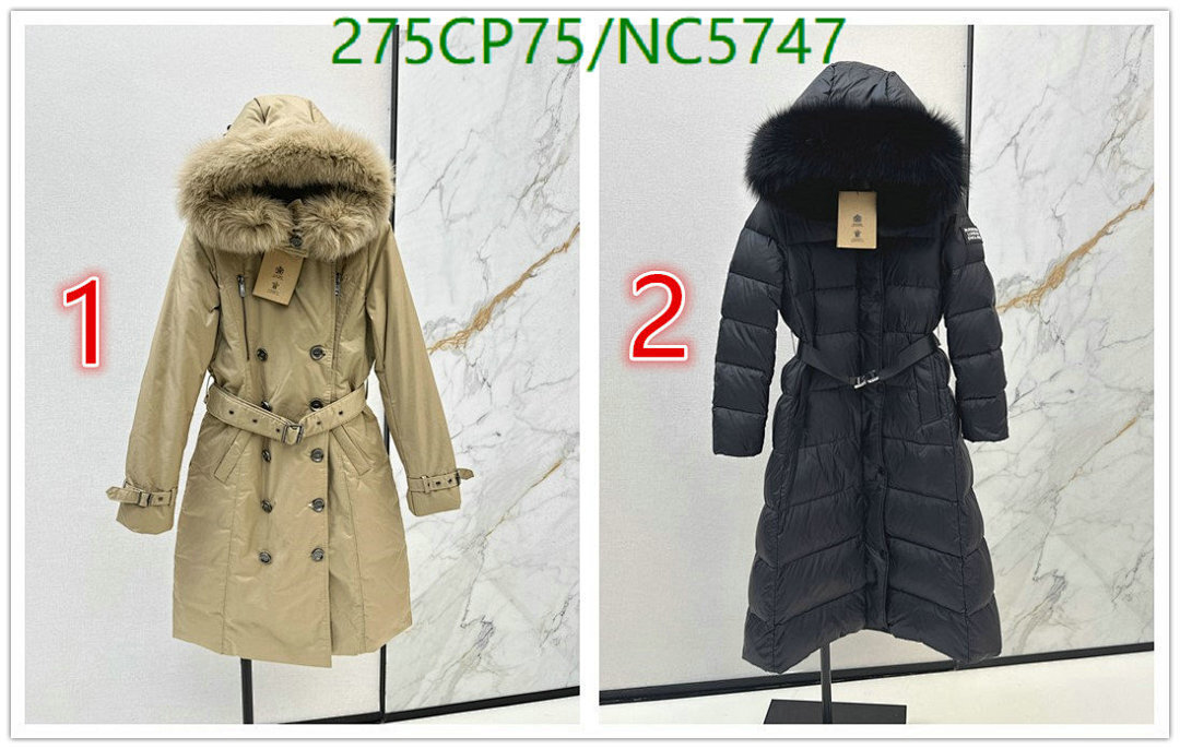 Burberry-Down jacket Women Code: NC5747 