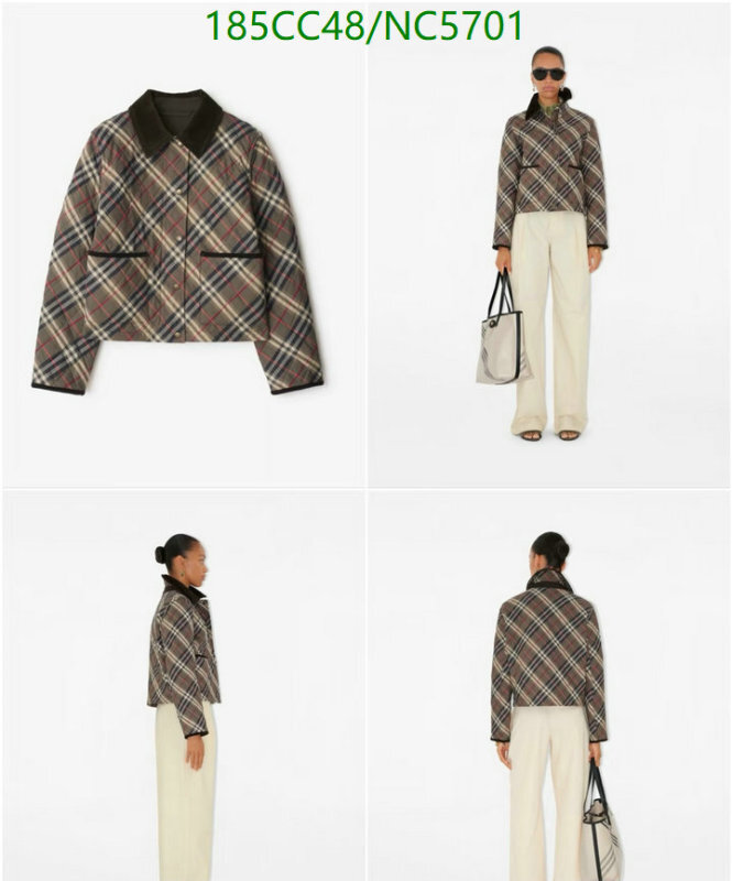 Burberry-Down jacket Women Code: NC5701 