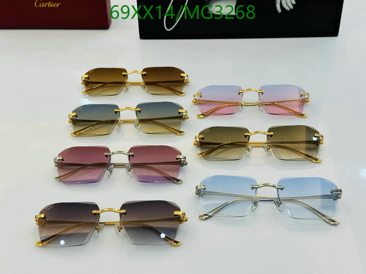 Cartier-Glasses Code: MG3268 