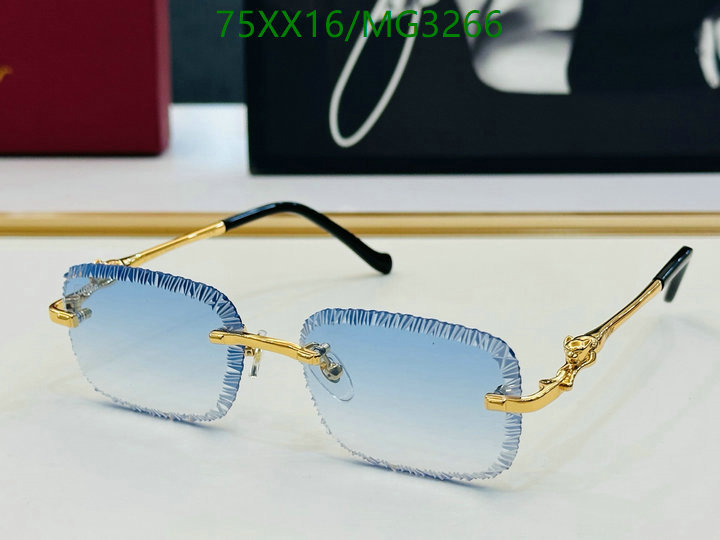 Cartier-Glasses Code: MG3266 