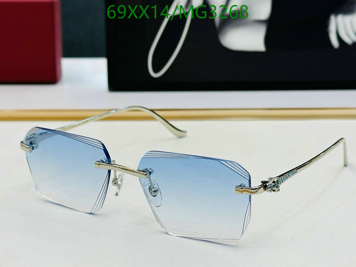 Cartier-Glasses Code: MG3268 