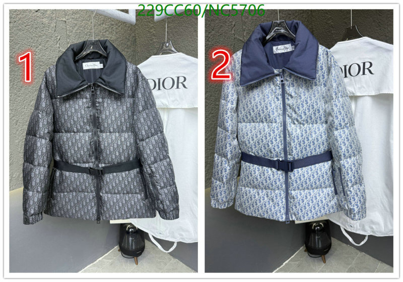 Dior-Down jacket Women Code: NC5706 
