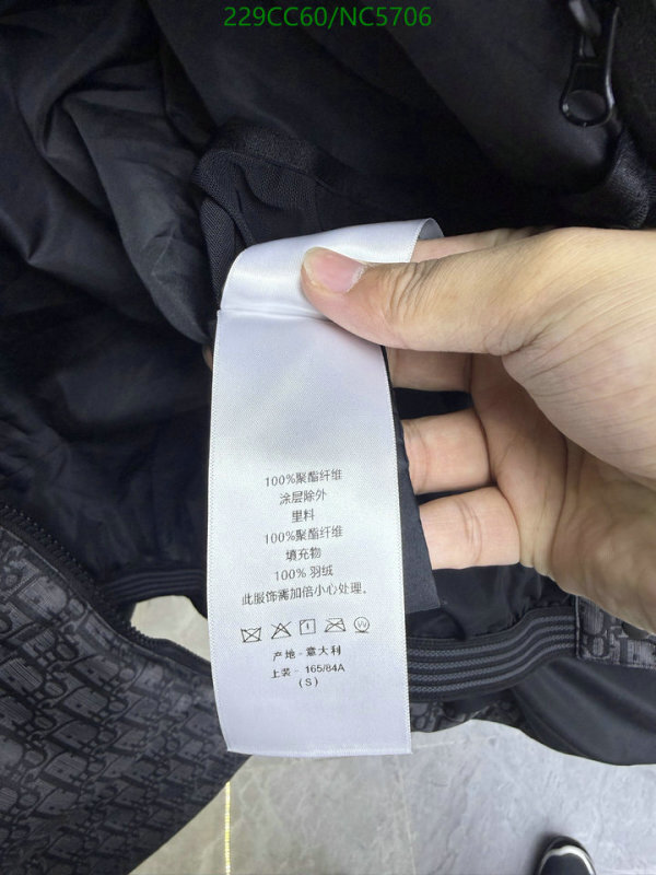 Dior-Down jacket Women Code: NC5706 