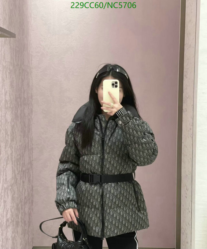 Dior-Down jacket Women Code: NC5706 