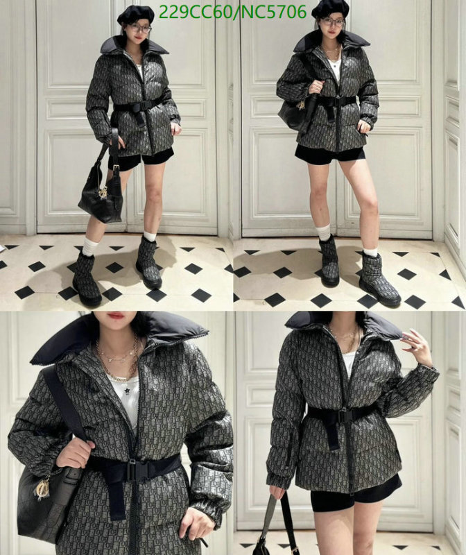 Dior-Down jacket Women Code: NC5706 
