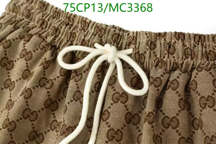 Gucci-Clothing Code: MC3368 