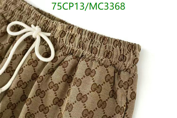 Gucci-Clothing Code: MC3368 
