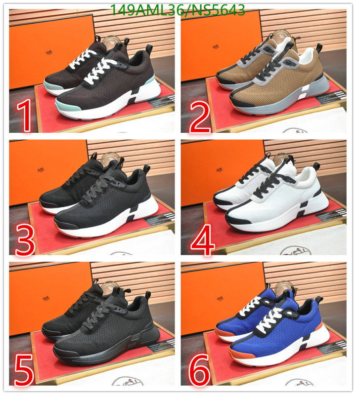 Hermes-Men shoes Code: NS5643 