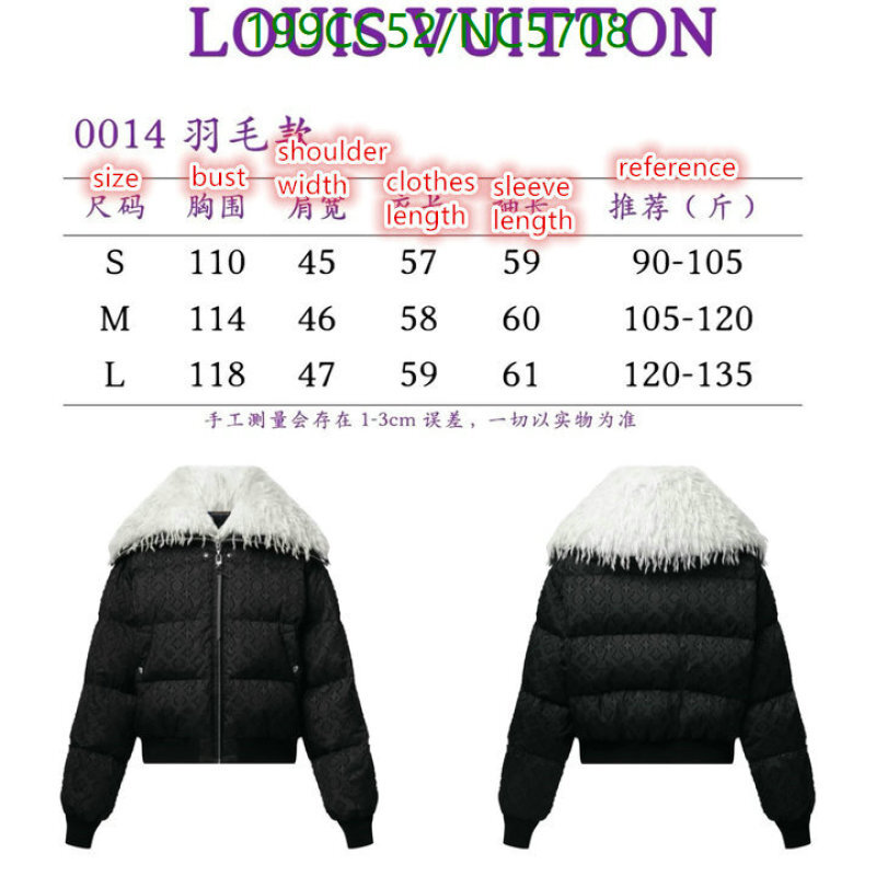 LV-Down jacket Women Code: NC5708 