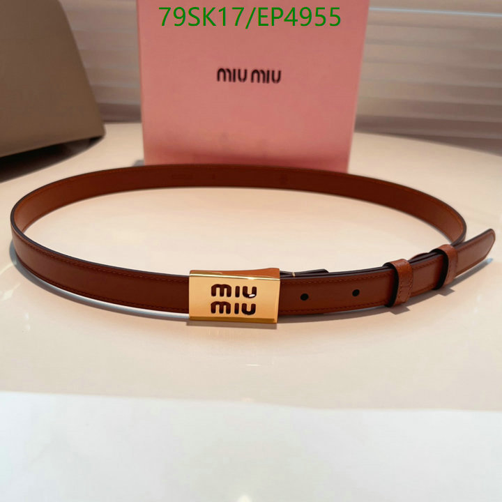 MIU MIU-Belts Code: EP4955 