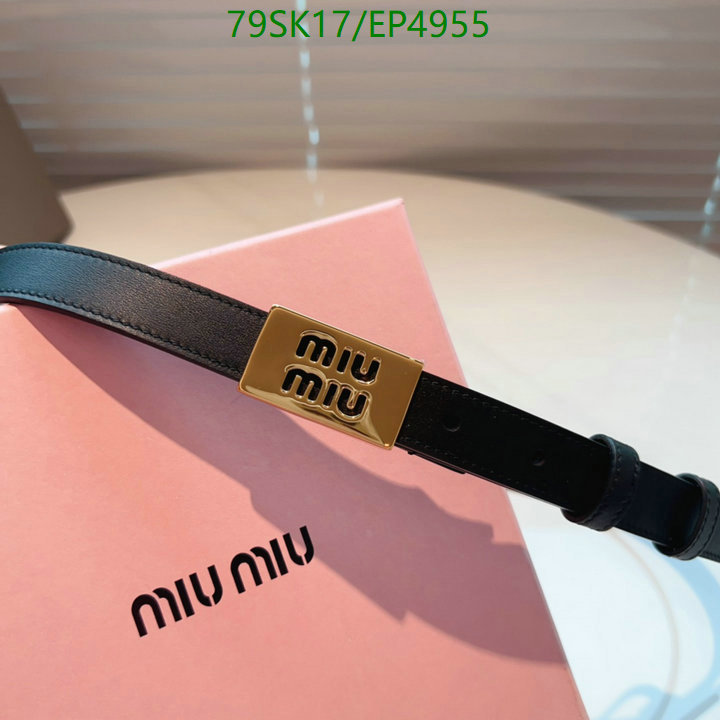 MIU MIU-Belts Code: EP4955 