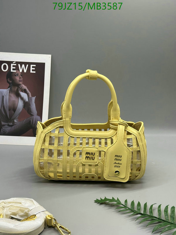 Miu Miu-Bag-4A Quality Code: MB3587 