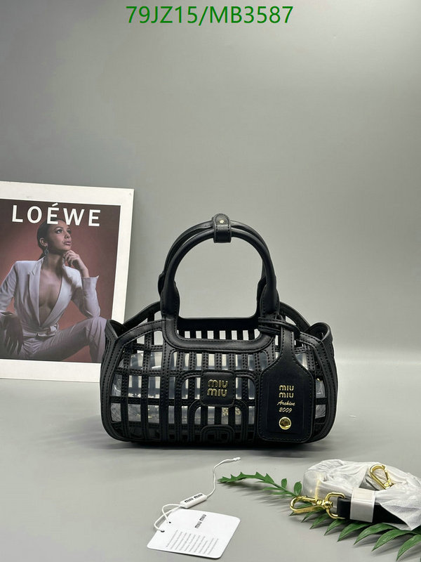 Miu Miu-Bag-4A Quality Code: MB3587 