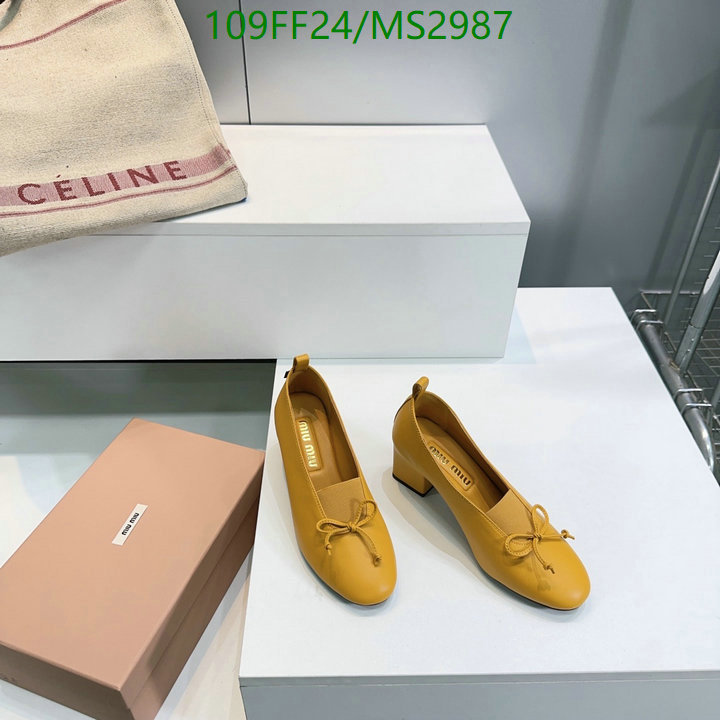 Miu Miu-Women Shoes Code: MS2987 