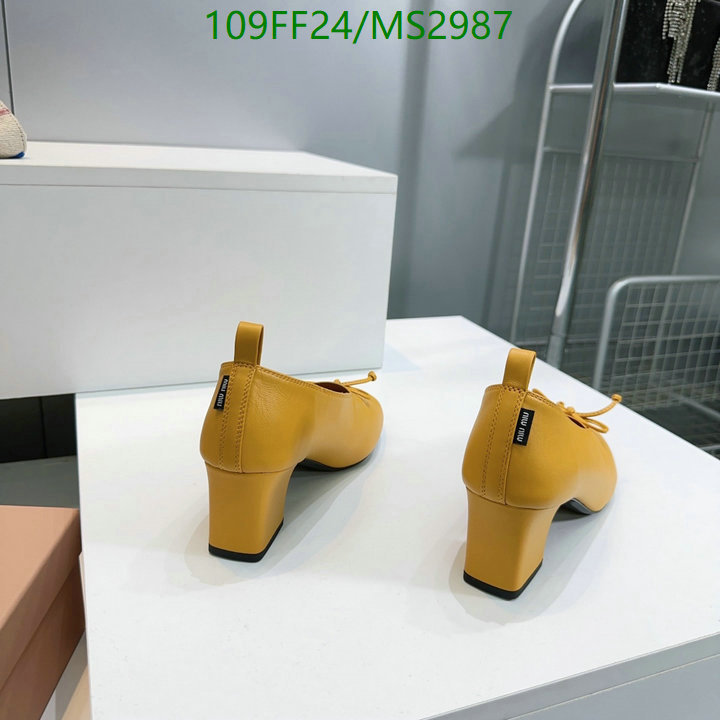 Miu Miu-Women Shoes Code: MS2987 