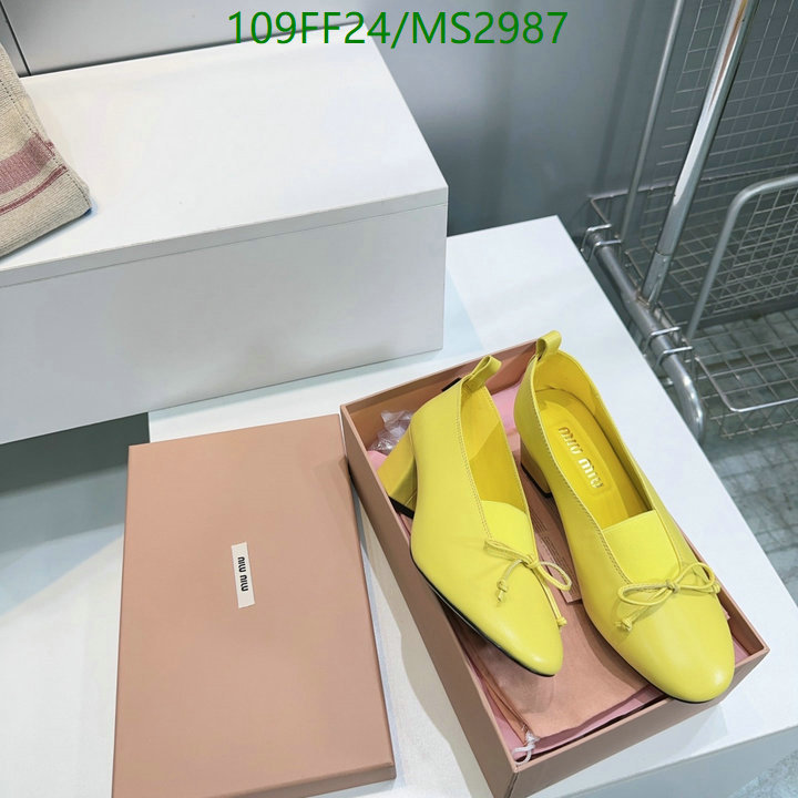Miu Miu-Women Shoes Code: MS2987 