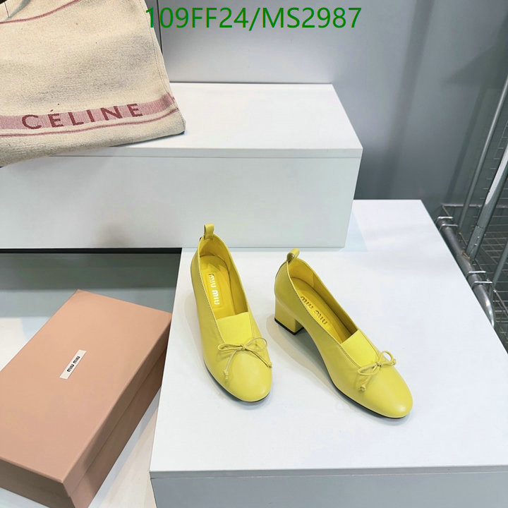 Miu Miu-Women Shoes Code: MS2987 