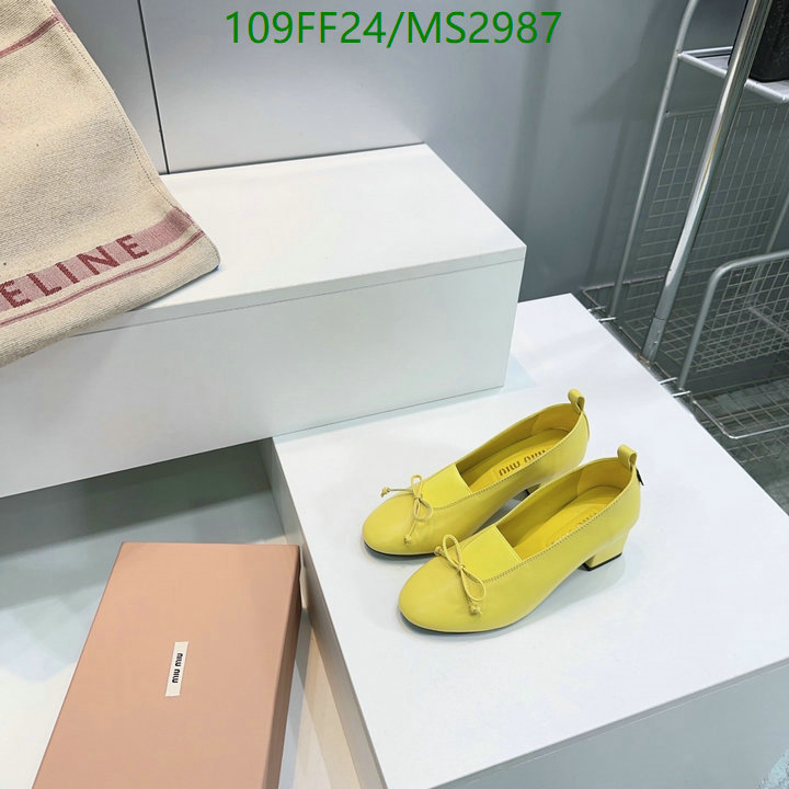 Miu Miu-Women Shoes Code: MS2987 