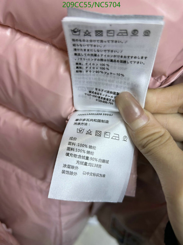 Moncler-Down jacket Women Code: NC5704 