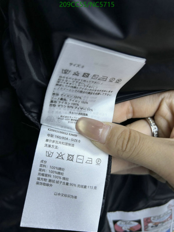 Moncler-Down jacket Women Code: NC5715 