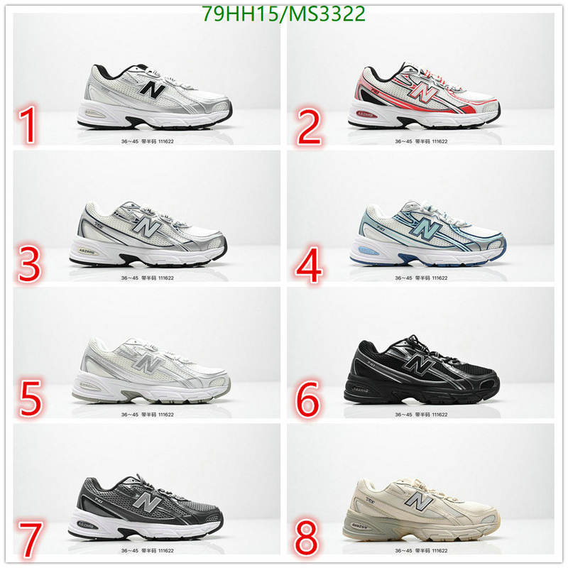 New Balance-Men shoes Code: MS3322 