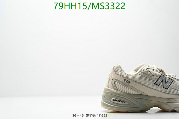 New Balance-Men shoes Code: MS3322 