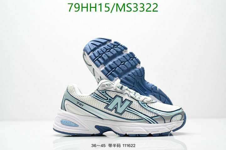New Balance-Men shoes Code: MS3322 