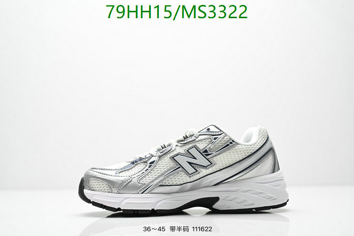 New Balance-Men shoes Code: MS3322 