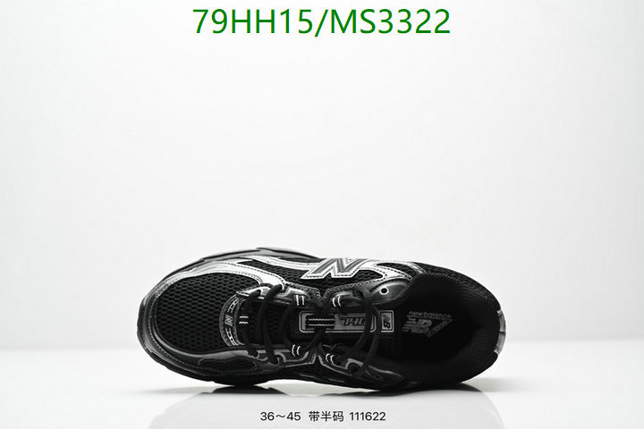 New Balance-Men shoes Code: MS3322 