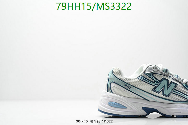 New Balance-Men shoes Code: MS3322 