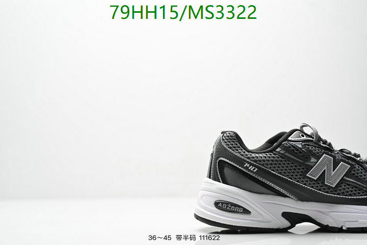 New Balance-Men shoes Code: MS3322 