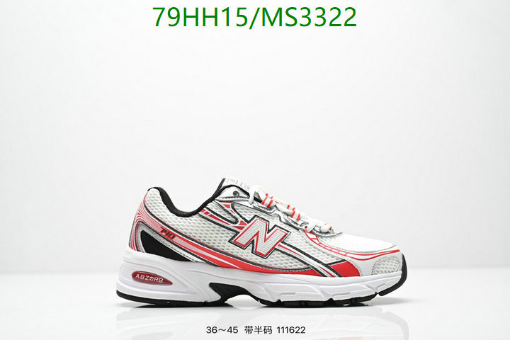 New Balance-Men shoes Code: MS3322 