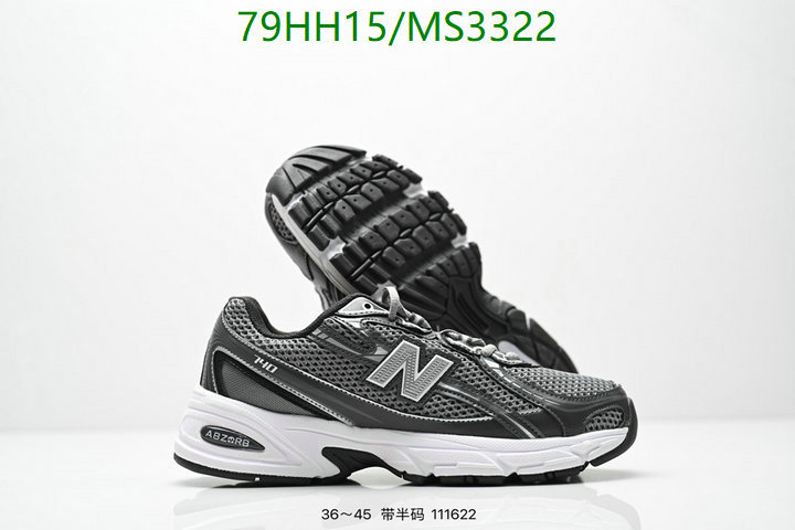 New Balance-Men shoes Code: MS3322 