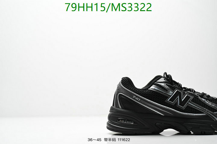 New Balance-Men shoes Code: MS3322 